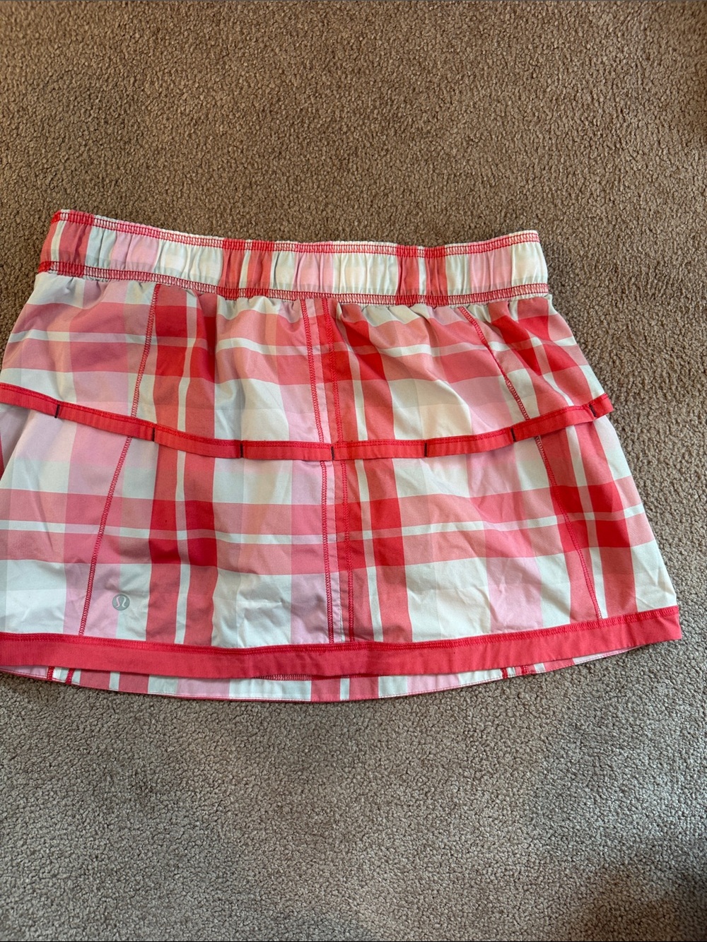 Lululemon Pink Plaid Skort - Picture 4 of 4